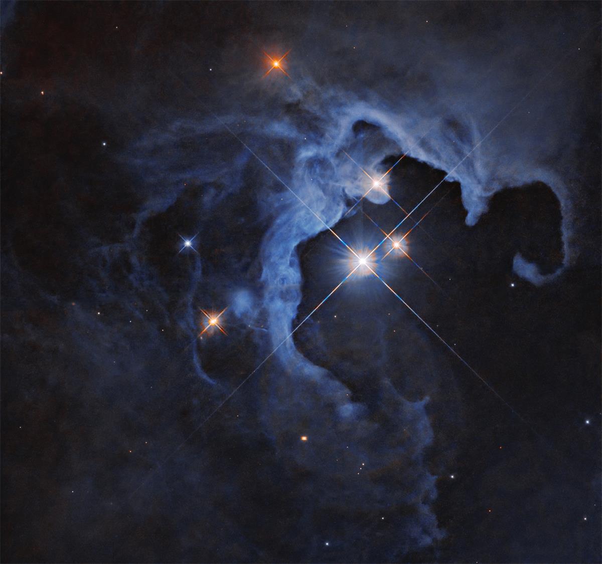 Image Credit: NASA, ESA, G. Duchene (Universite de Grenoble I); Image Processing: Gladys Kober (NASA/Catholic University of America)